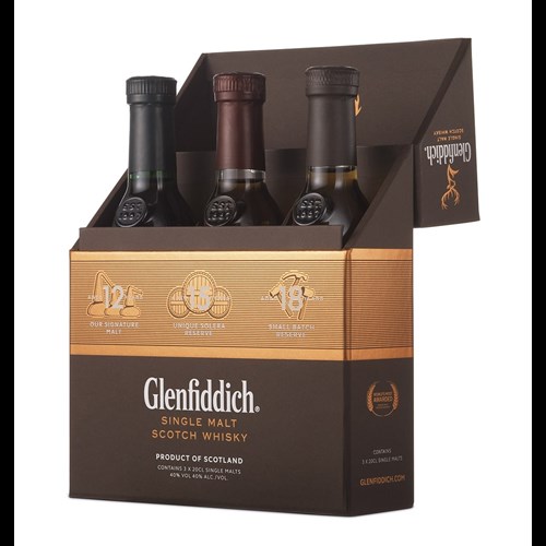 Glenfiddich Malt Tasting Collection 3X20CL - Perfect Gift